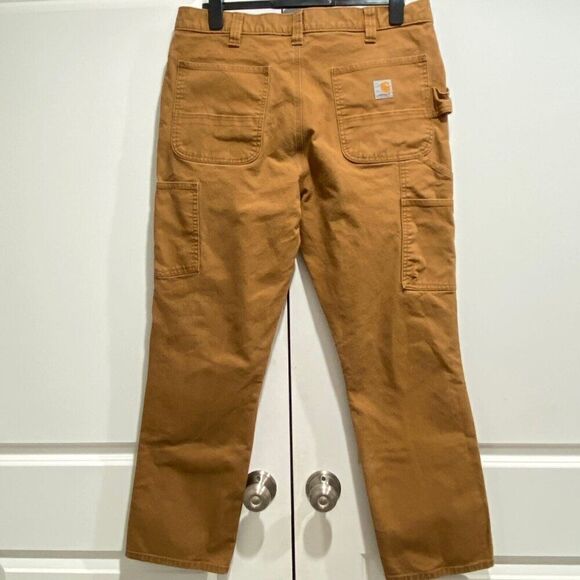 Carhartt RUGGED FLEX 38x30 Straight Fit Duck Double Front Tapered Utility Pants - Picture 5 of 10